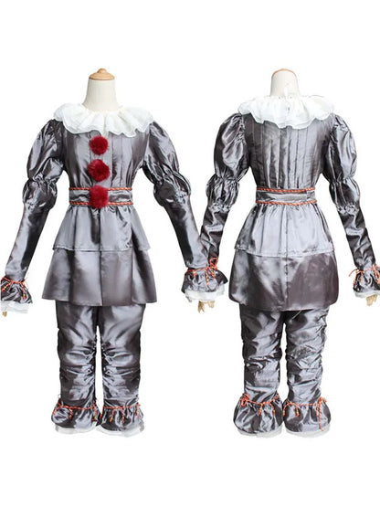 Pennywise Clown Costume – Adult & Kids Terror Cosplay for Halloween