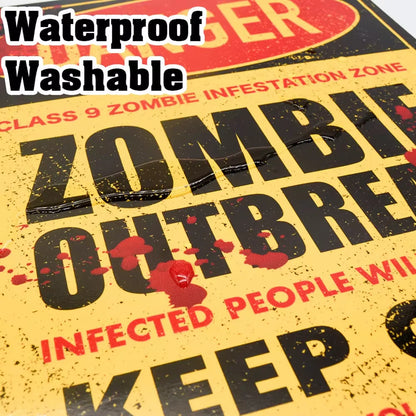 Halloween Horror Wall Stickers – Bloody Toilet & Glass Parody Decor