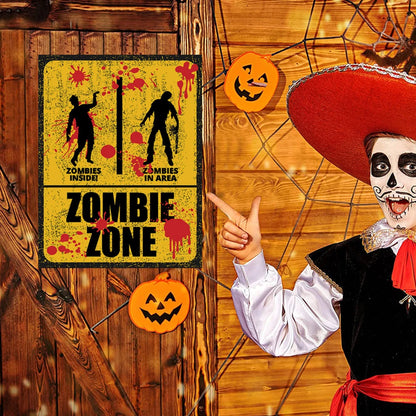 Halloween Horror Wall Stickers – Bloody Toilet & Glass Parody Decor